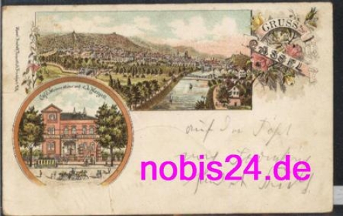 Kassel Litho Gasthaus Mergell o 14.8.1914
