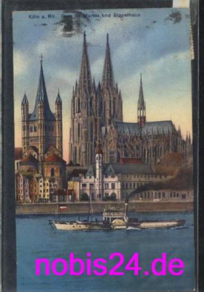 Köln Dom St. Martin o 23.9.1916
