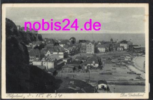 27498 Helgoland Unterland o 16.8.1934