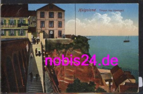 27498 Helgoland Treppe ins Oberland o 1.7.1914