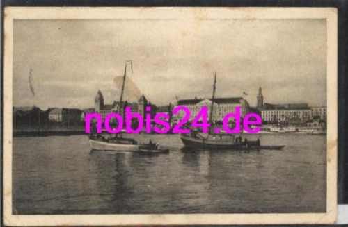Coblenz der Rhein Boote o 15.8.1914