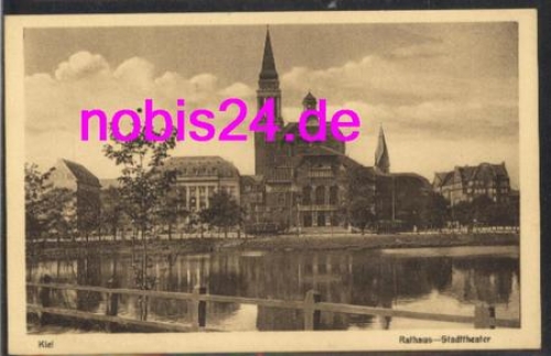 Kiel Rathaus Stadttheater *ca.1920