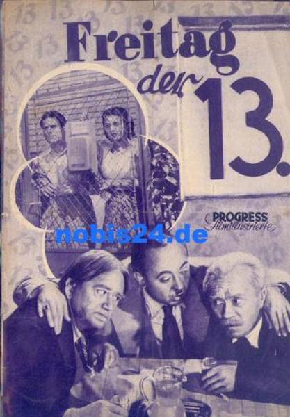 Friday the 13th - Czechoslovak film ​​​​​​​67/55 Progress Program