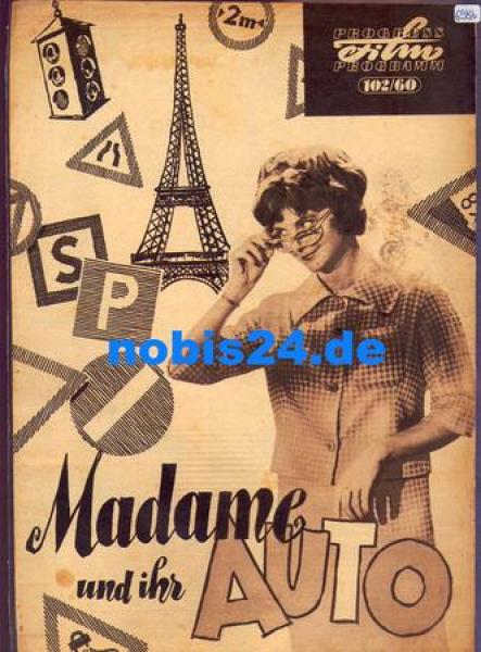 Madame and Her Car (Monsieur avec Auto) French film ​​​​​​​Progress program 102/60