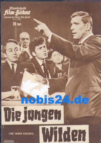 Die jungen Wilden (the young Savages)  Film-Bühne 5908 Burt Lancaster, Dina Merrill, Robert Burton