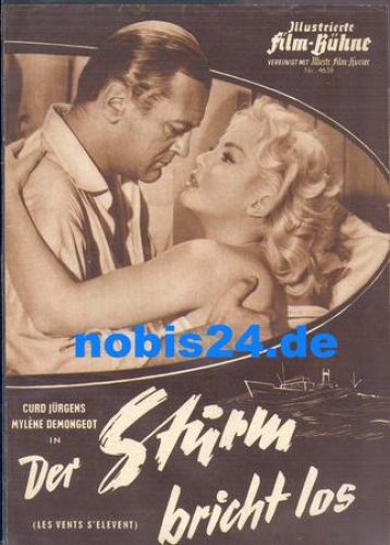 Der Sturm bricht los (les vents S'Elevent) Illustrierte Film-Bühne 4639 Curd Jürgens Mylene Demongeot