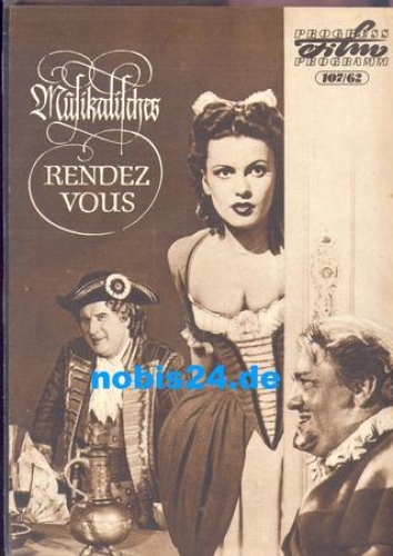 Musical rendezvous DEFA film ​​​​​​​Progress Film Program 107/62