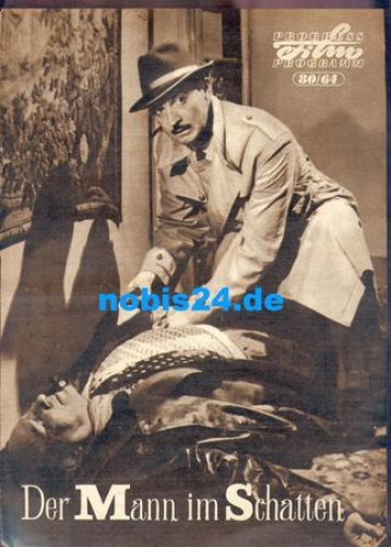 The Man in the Shadow, Progress Film Programm 80/64, English film, Zachary Scott, Faith Domergue