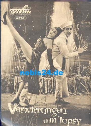 Confusion about Topsy with Willy Fritsch Grethe Weiser Paul Horbiger ​​​​​​​64/63 Progress Film Program