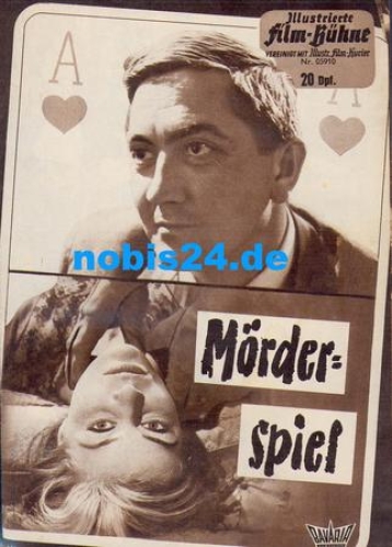 Murder Game, Illustrated Film Stage, No. 05910, Magali Noel, Harry Meyen, Götz George