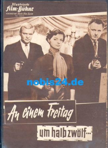 On a Friday at eleven thirty, Illustrierte Film-Bühne, No. 05605 Nadja Tiller, Peter van Eyck