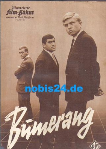 Boomerang Illustrated Film Stage No. 05141 Hardy Kruger Martin Held Mario Adorf