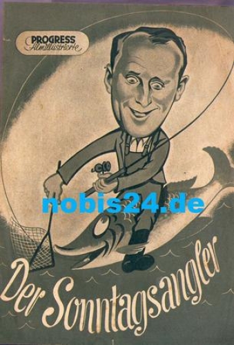 The Sunday Angler - French film with Bourvil Luis de Funé's Annie Cordy ​​​​​​​82/55  Progress Film Illustrated