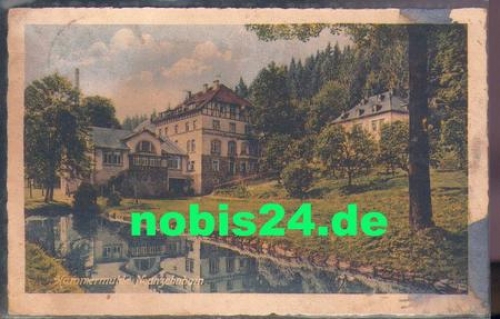 09514 Neunzehnhain country postmark o 1.7.1933 on postcard hammer mill