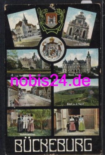 31675 Bueckeburg Trachten Wappen *ca.1910