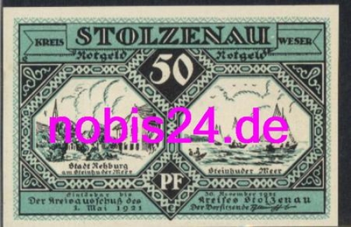 31592 Stolzenau  Notgeld 50 Pfennige 1921