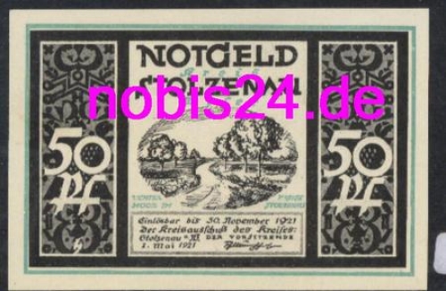 31592 Stolzenau  Notgeld 50 Pfennige 1921