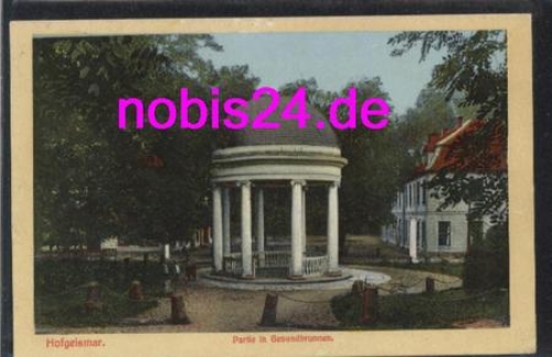 34369 Hofgeismar Gesundbrunnen o 2.10.1913