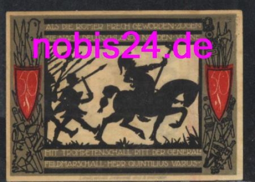 Detmold Notgeld 50 Pfennige 1920