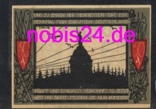 Detmold emergency money 50 pfennigs 1920