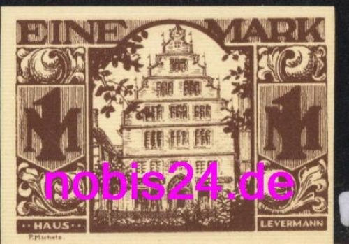 Paderborn emergency money 1 mark around 1920