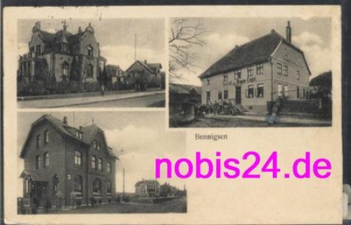 31832 Bennigsen Postamt Gasthaus o 15.5.1917