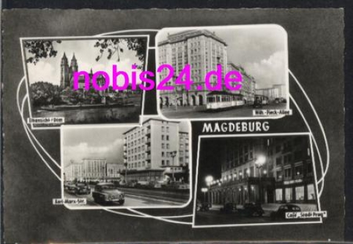 Magdeburg Mehrbildkarte *ca.1965