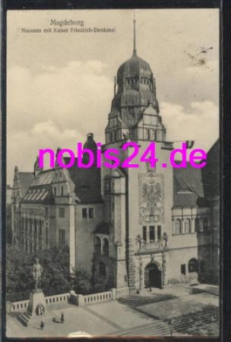 Magdeburg Museum Denkmal o 18.1.1916