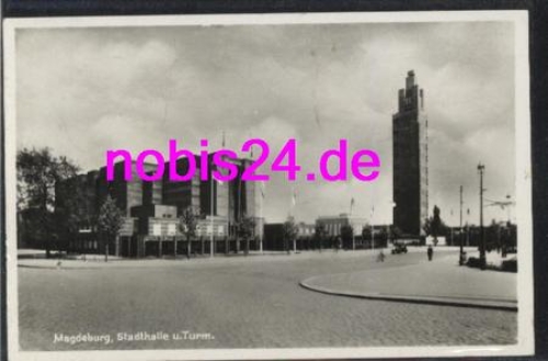 Magdeburg Stadthalle Turm o 30.9.1931