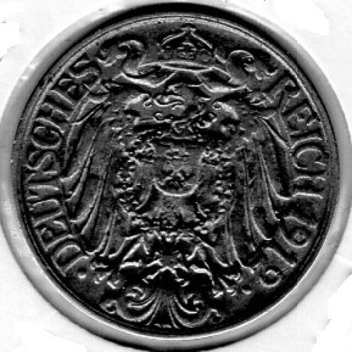 25 Pfennig 1912 F German Empire