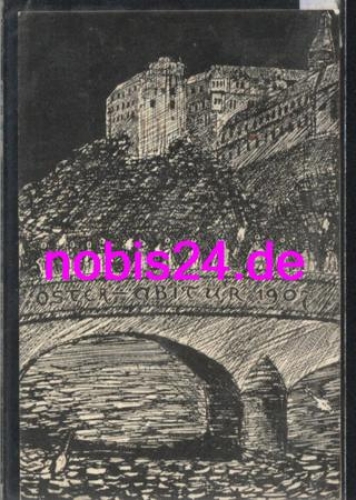 35781 Weilburg Abitur 1907 artist card o 15.8.1907