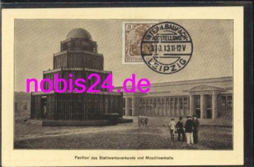 Leipzig International Building Exhibition No. 29 on October 3rd, 1913