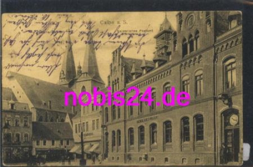 39240 Calbe  Kaiserliches Postamt o 18.8.1921