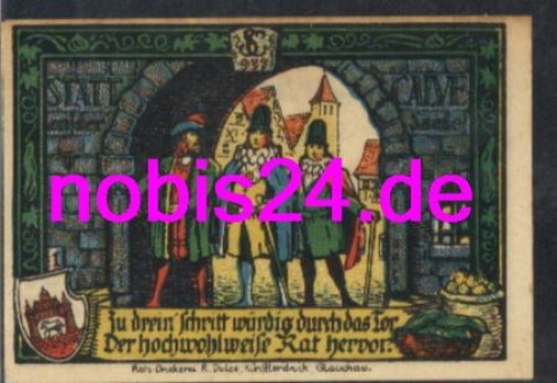 39240 Calbe Notgeld 50 Pfennige 1917