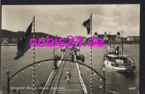 18609 Binz  Seebrücke Dampfer o 6.6.1932