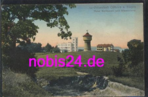 18586 Goehren Hotel Nordpeerd water tower o 1913