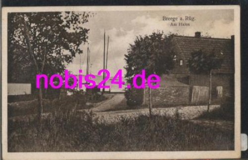 18556 Breege Rügen Am Hafen *ca.1920