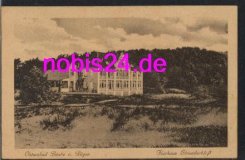 18586 Baabe Rugen Kurhaus Strandschloss o 29.8.1925