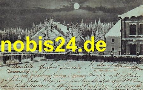 Tschechien - Moldau Böhmen Fischerhaus o 6.3.1900