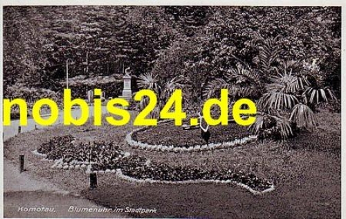 Komotau flower clock * around 1940