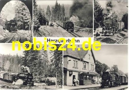 38889 Harz Harzquerbahn train station railway o 1984