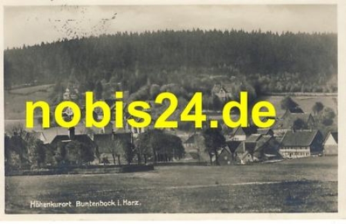 38678 Buntenbock Harz o 15.10.1937