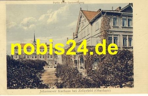 38678 Zellerfeld  Johanneser Kurhaus o 14.9.1919