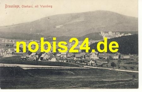 38700 Braunlage mit Wurmberg o 31.7.1907