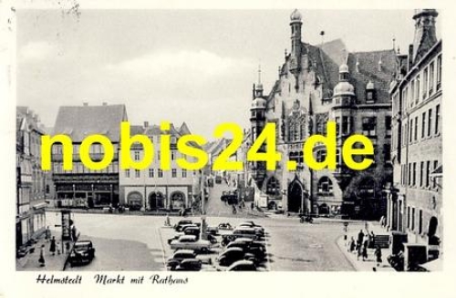 38350 Helmstedt Markt Rathaus o 21.5.1957