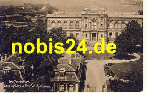 Wolfenbüttel Lessinghaus Bibliothek o ca.1919