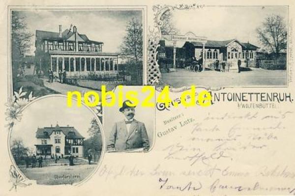 Antoinettenruh Gasthaus Wolfenbüttel o 1898