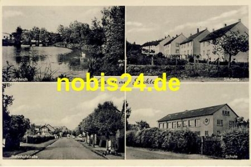 38173 Sickte Schule Siedlung Bahnhofstrasse o 14.3.1972
