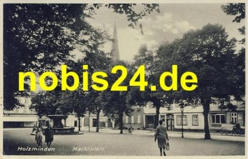 Holzminden Weser Marktplatz o ca.1935