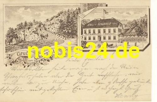 37412 Scharzfels forerunner Litho Gasthof o ca.1900